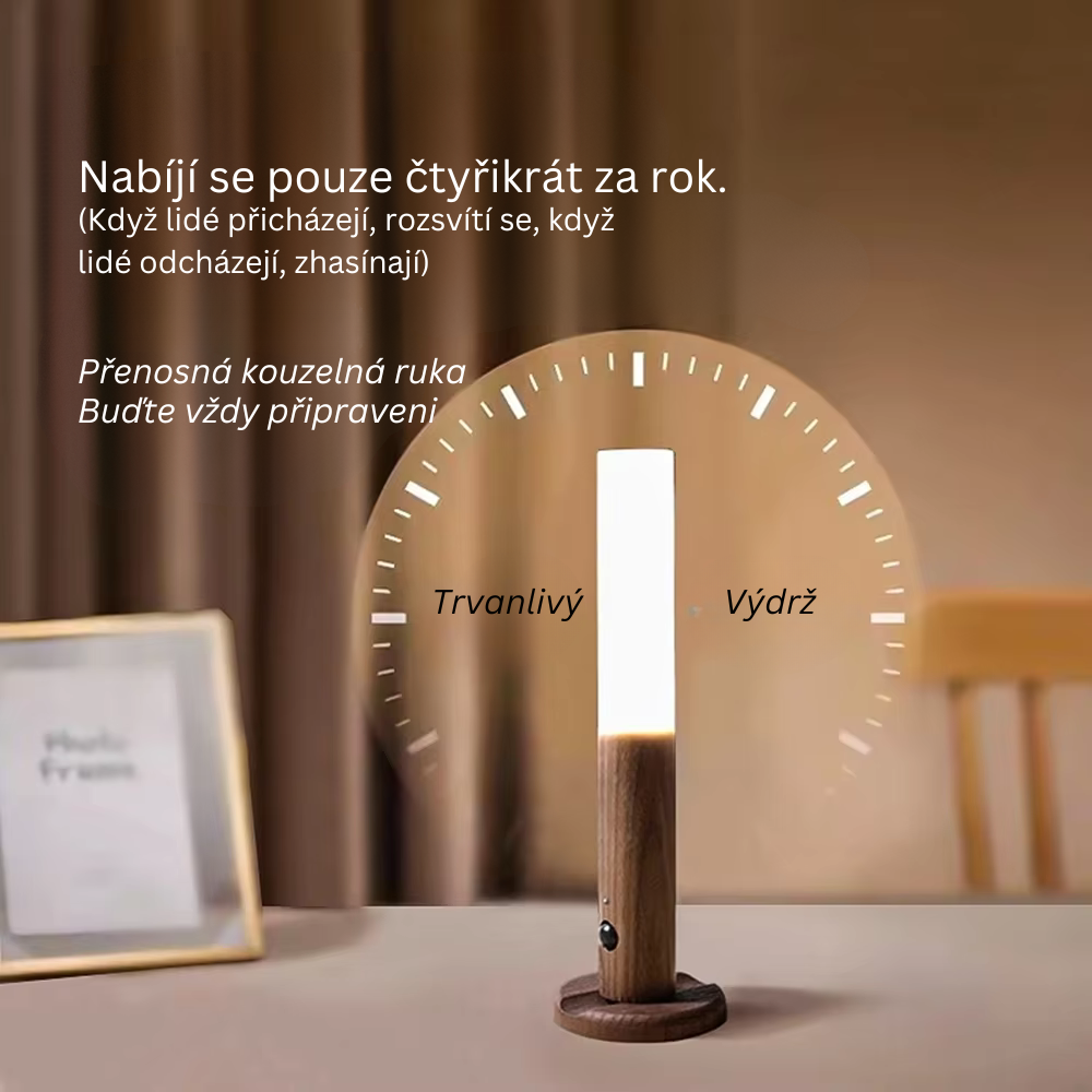 Magnetická přenosná LED svítilna